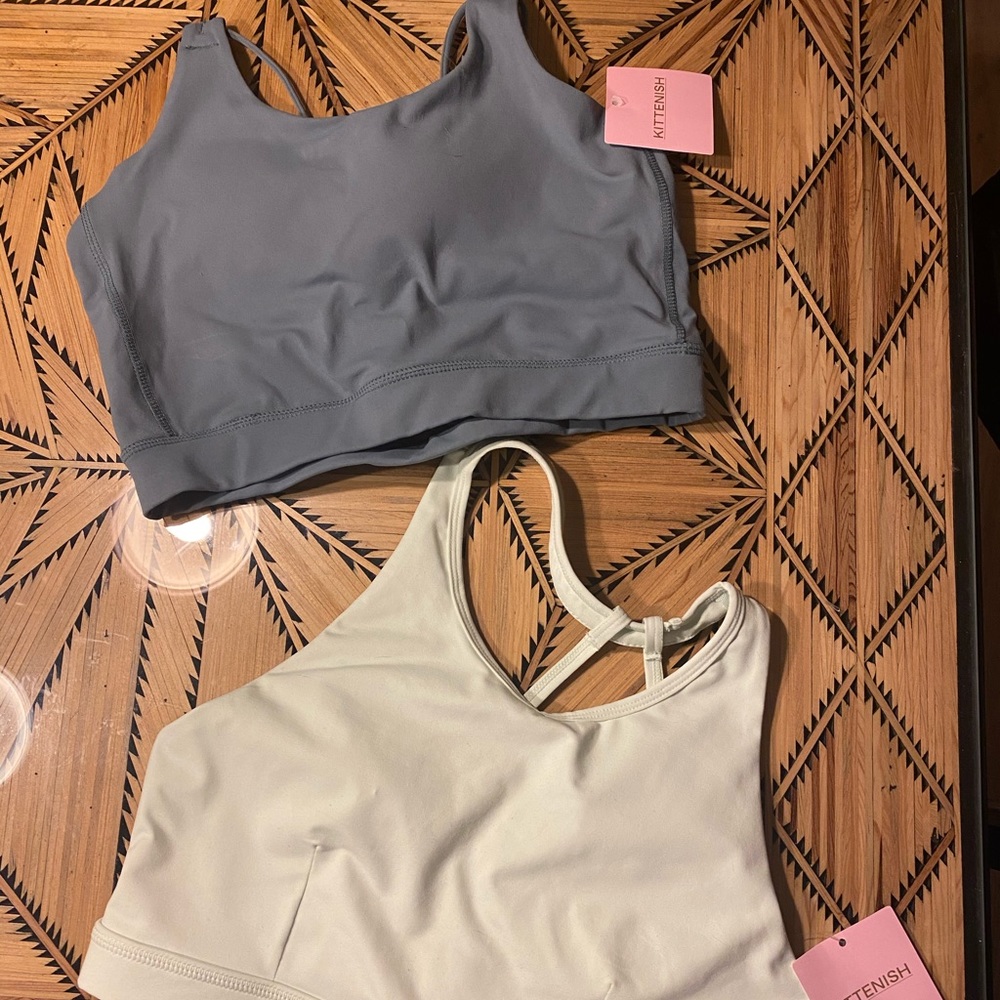 Kittenish sports bras bundle NWT, size large